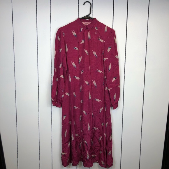 Vintage Daiquiri High Neck Modi Dress Sz S - Picture 2 of 15